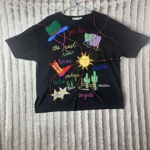 Vintage Conversations Jill Rogers‎ Cowgirl T-shirt